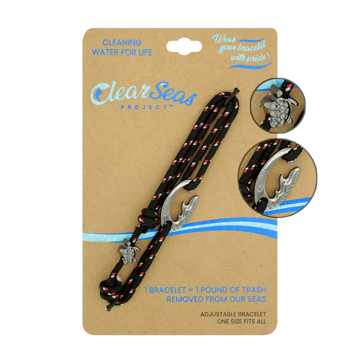 Turtle Paracord Bracelet – Clear Seas Project